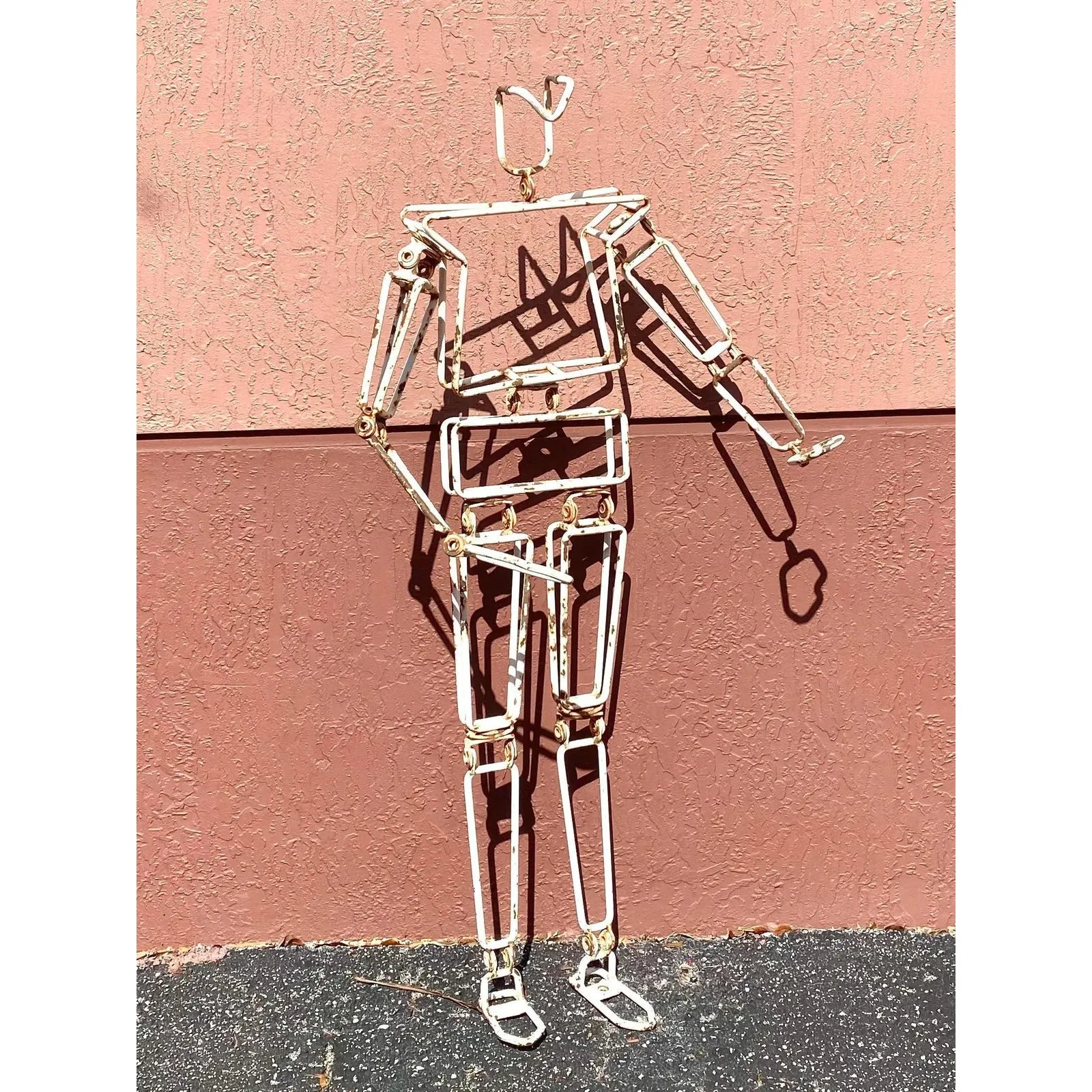 Vintage Industrial Articulated Man Statue — additional photo 5