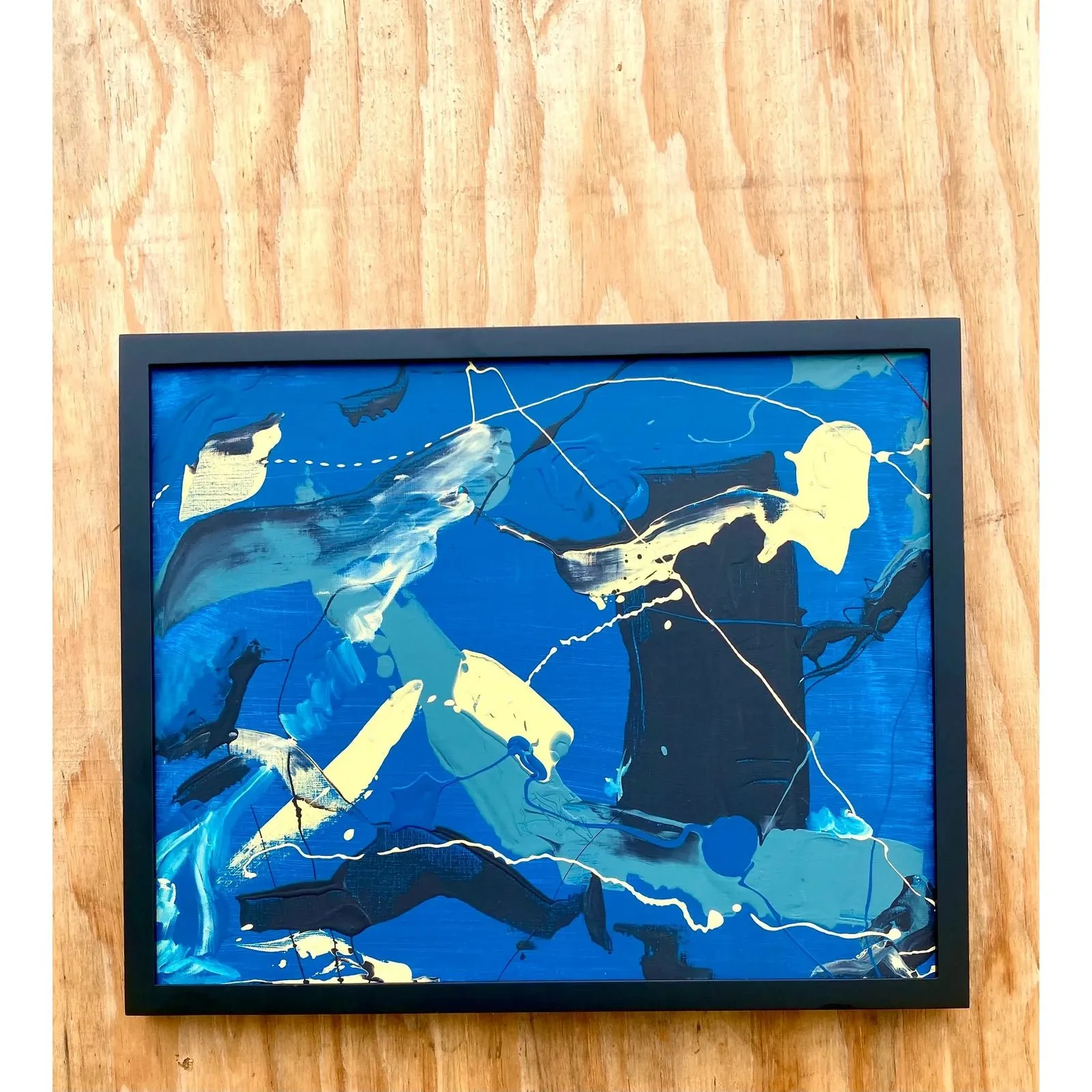 Contemporary Abstract Original Oil Painting Signed D. Batt — additional photo 4