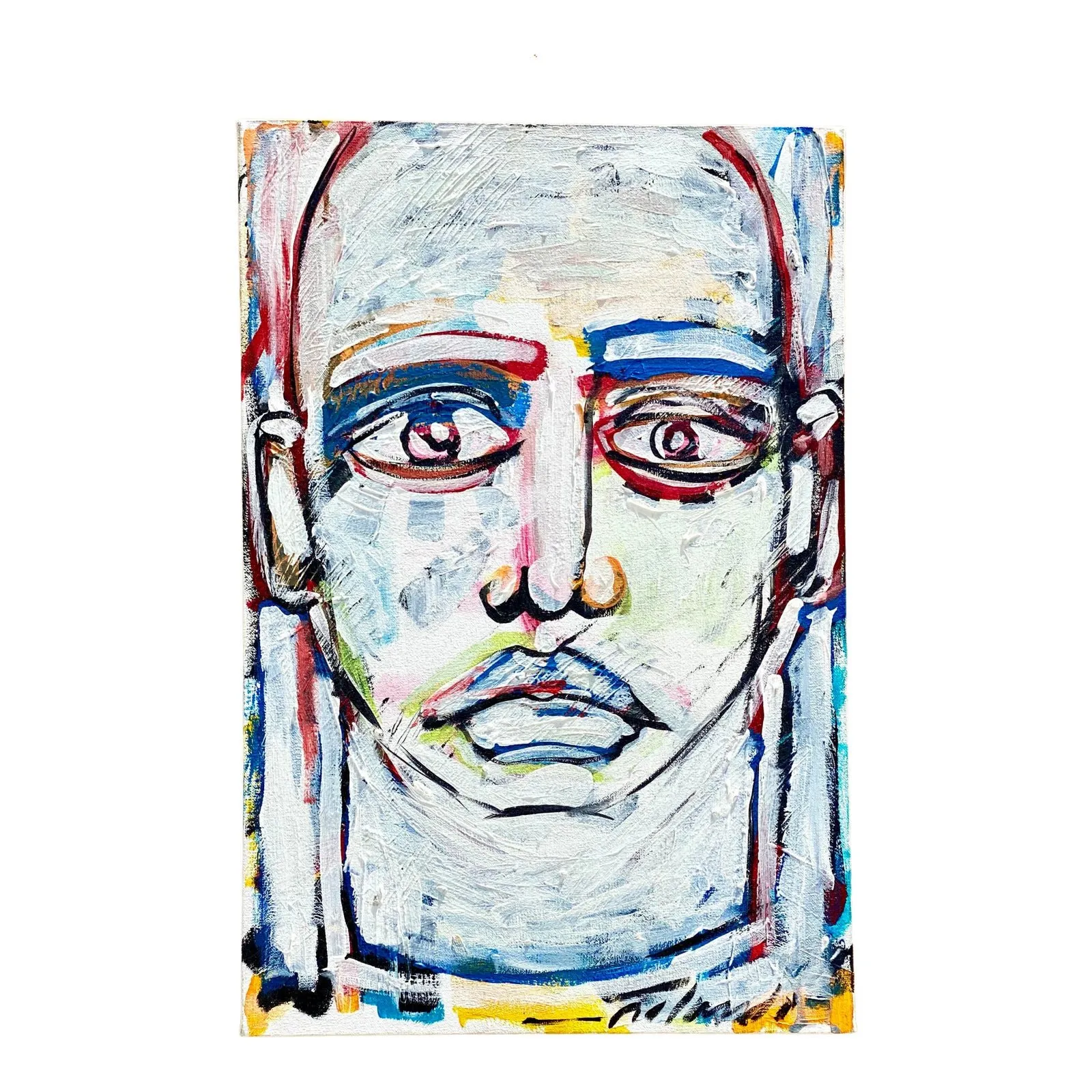Contemporary Original Abstract Oil Signed Roland — additional photo 1