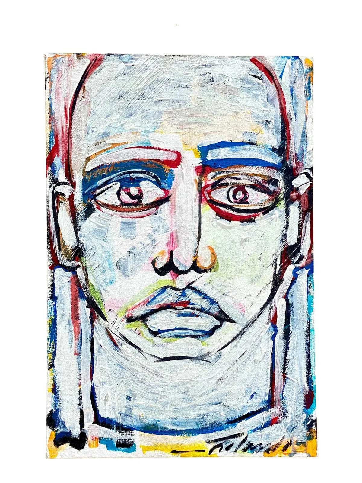 Contemporary Original Abstract Oil Signed Roland