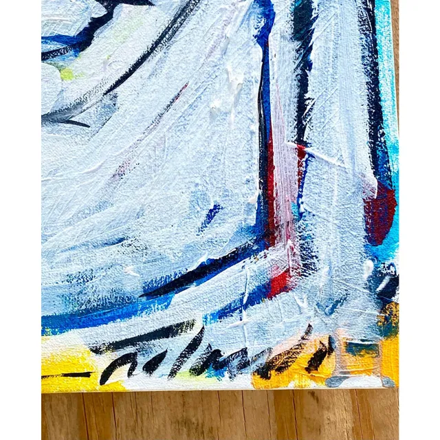 Contemporary Original Abstract Oil Signed Roland — additional photo 3