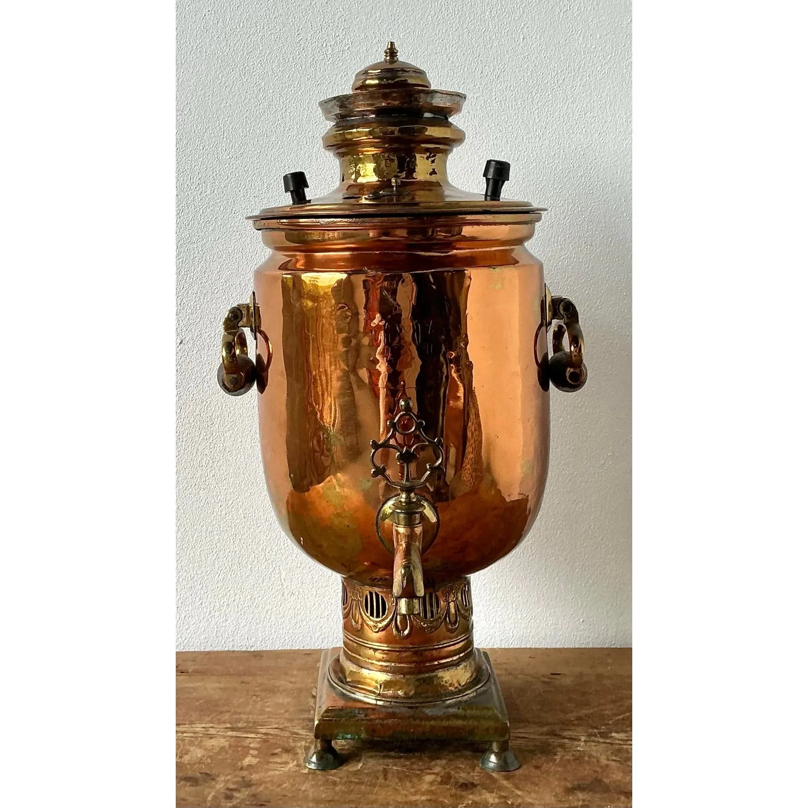 Vintage Swag Copper Samovar — additional photo 4