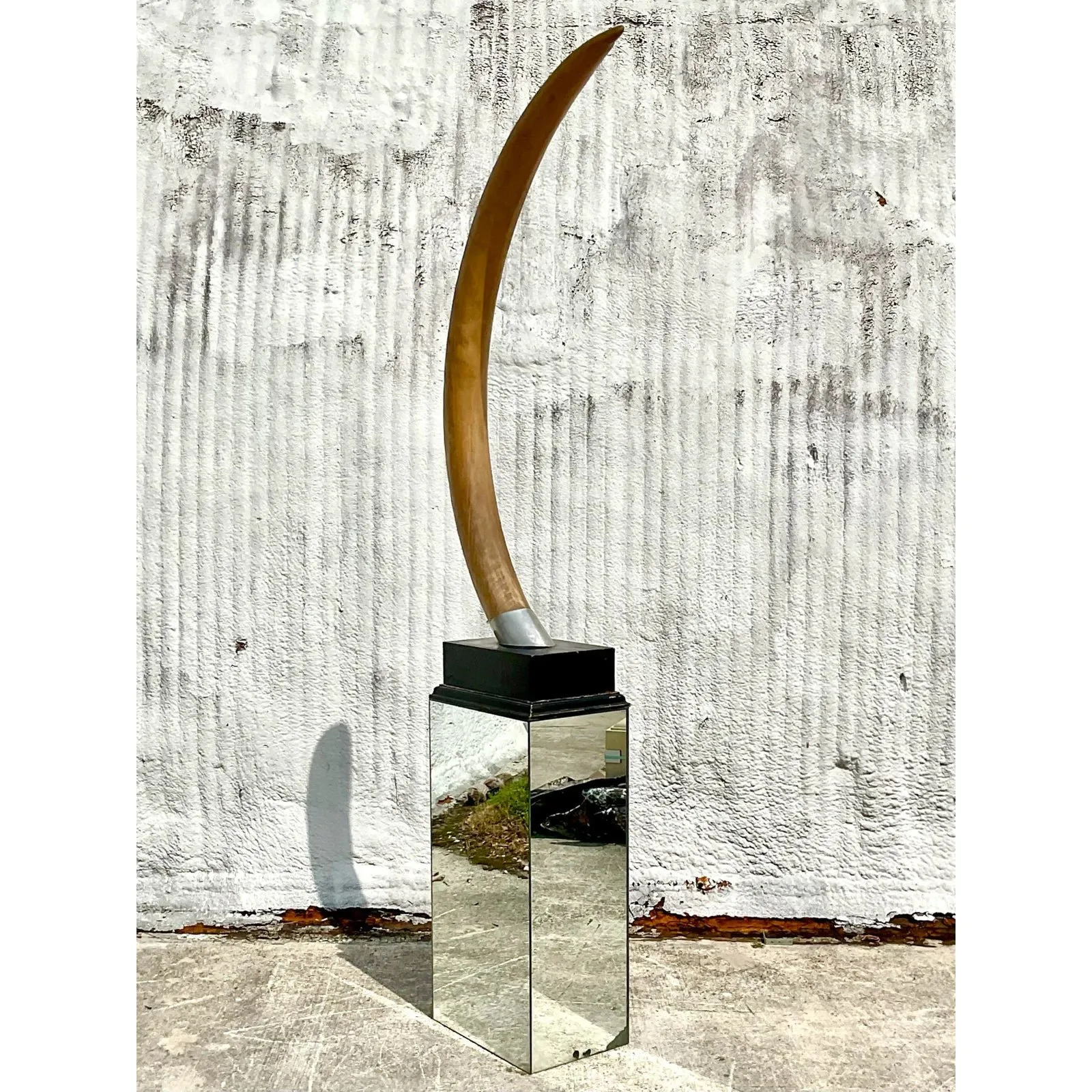 Vintage Resin Faux Elephant Tusk — additional photo 1