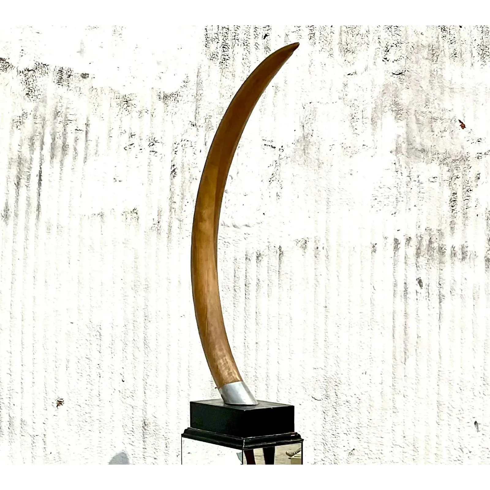 Vintage Resin Faux Elephant Tusk — additional photo 2