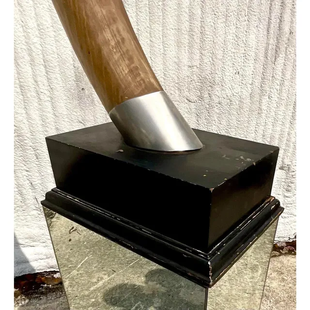 Vintage Resin Faux Elephant Tusk — additional photo 5