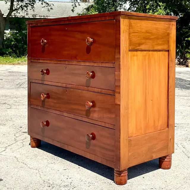 Vintage Flame Mahogany Four-Drawer Chest — additional photo 2