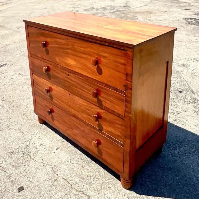 Vintage Flame Mahogany Four-Drawer Chest — additional photo 5