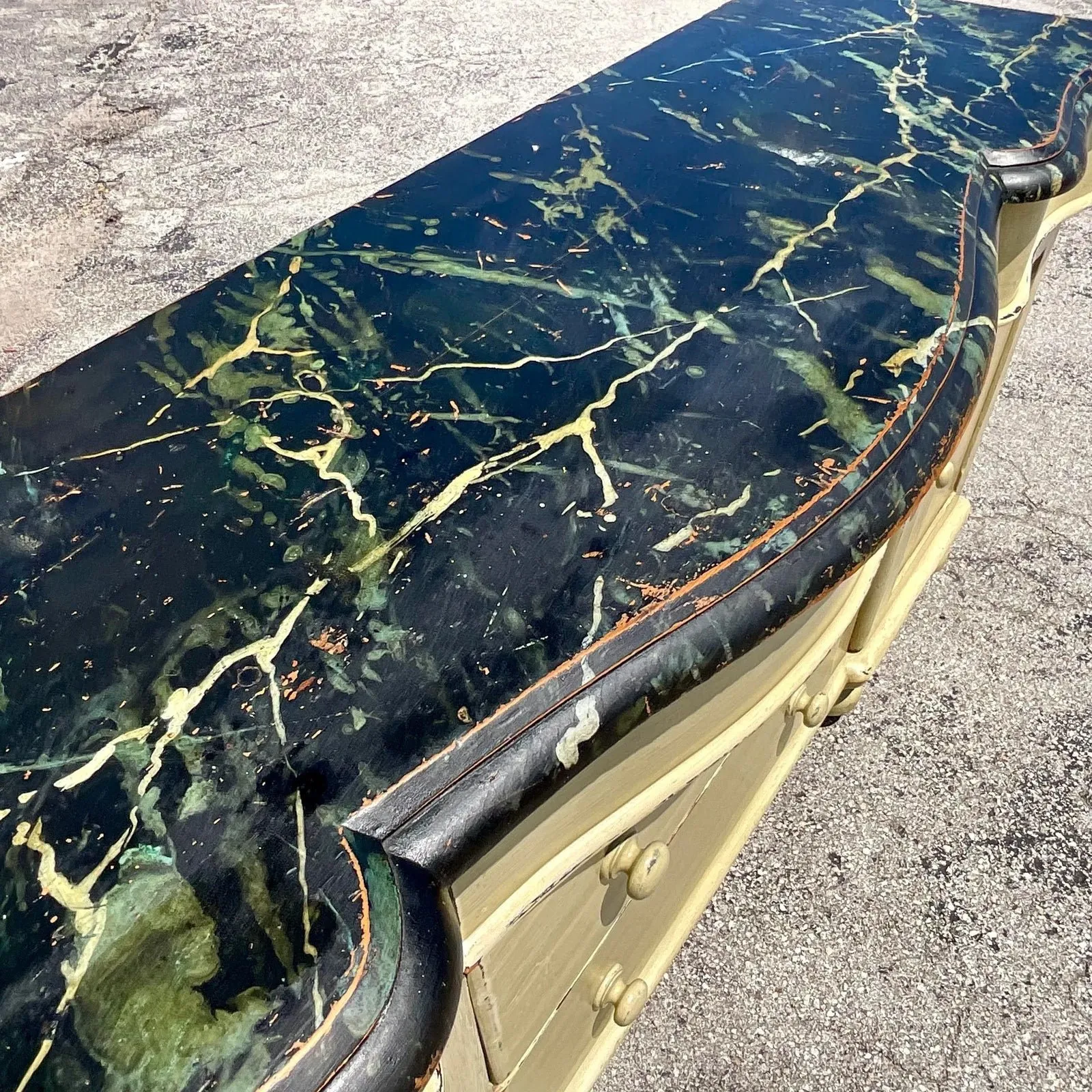 Vintage Regency Hand Painted Credenza — additional photo 2