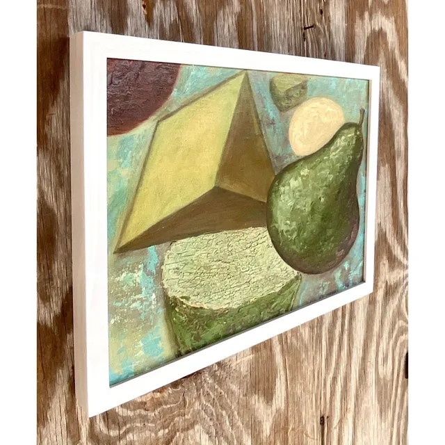 Vintage Boho Abstract Original Oil Painting — additional photo 8
