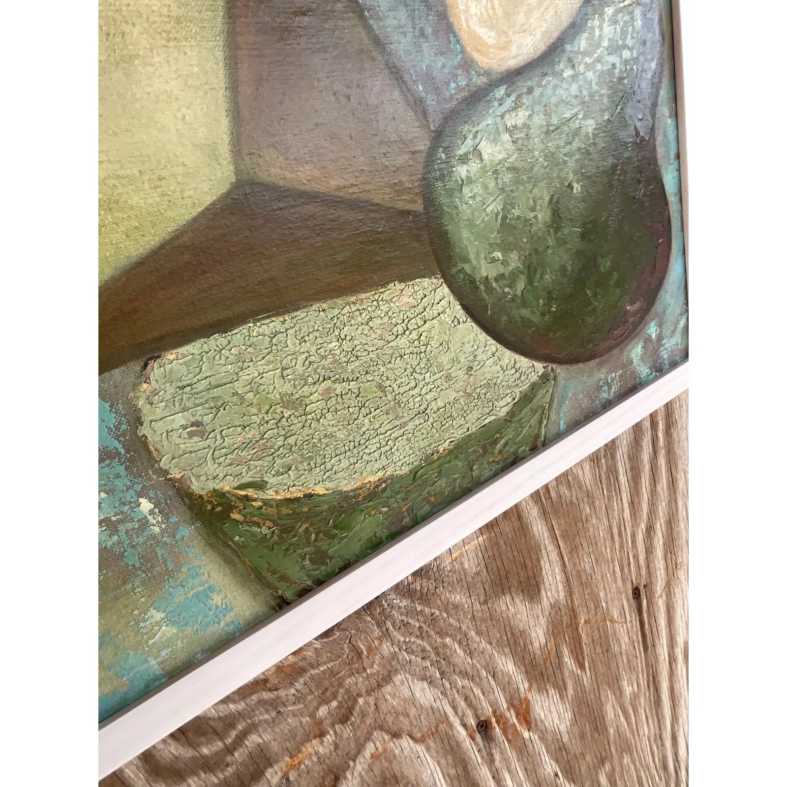 Vintage Boho Abstract Original Oil Painting — additional photo 5
