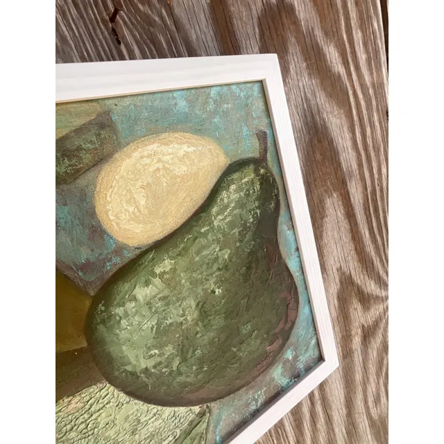 Vintage Boho Abstract Original Oil Painting — additional photo 7