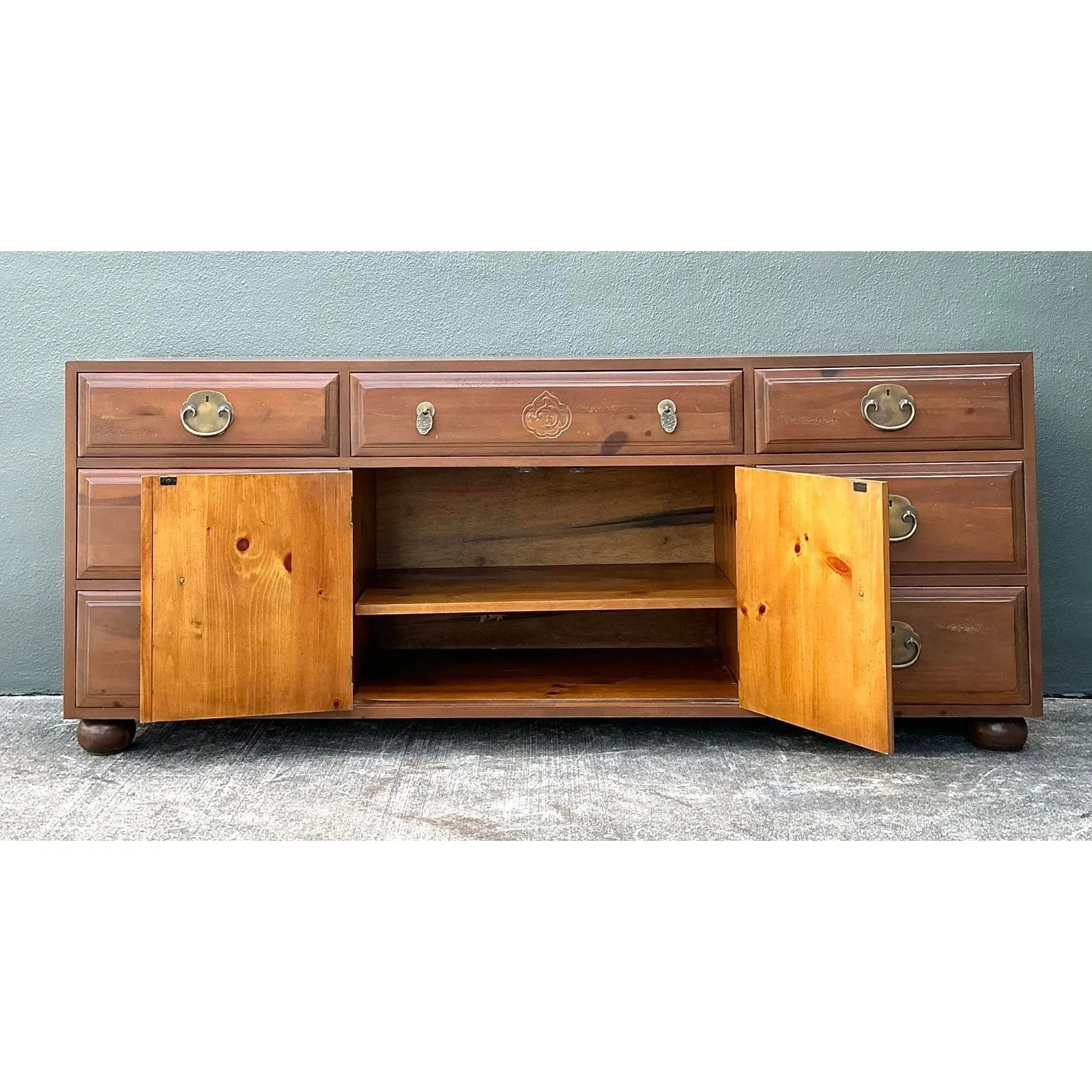 Vintage Henredon Pine Credenza — additional photo 3