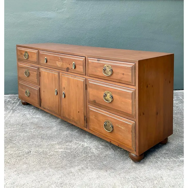 Vintage Henredon Pine Credenza — additional photo 6