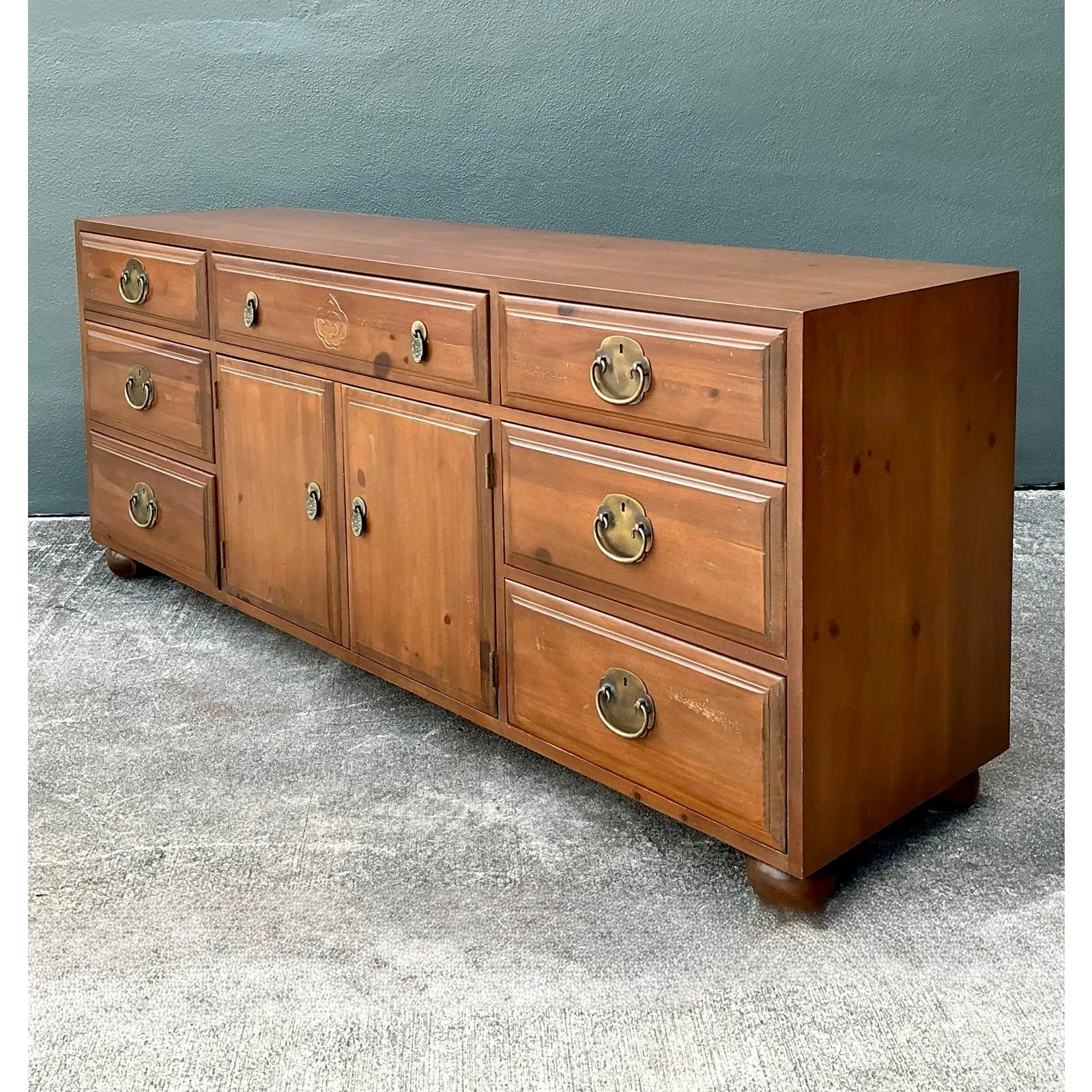 Vintage Henredon Pine Credenza — additional photo 7