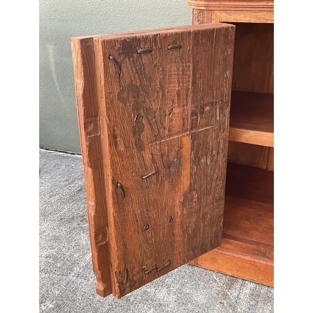 Vintage Hand Carved Teak Cabinet — additional photo 6