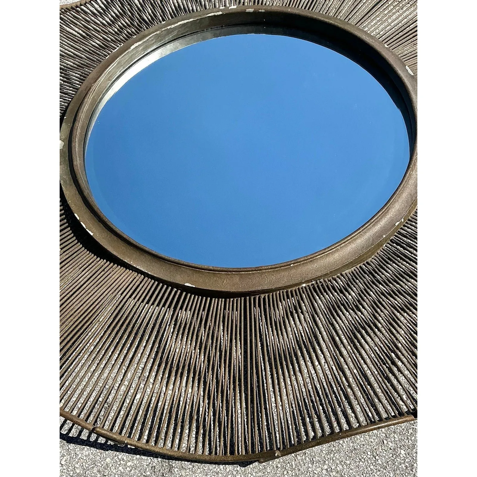 Vintage Monumental Wave Mirror — additional photo 6