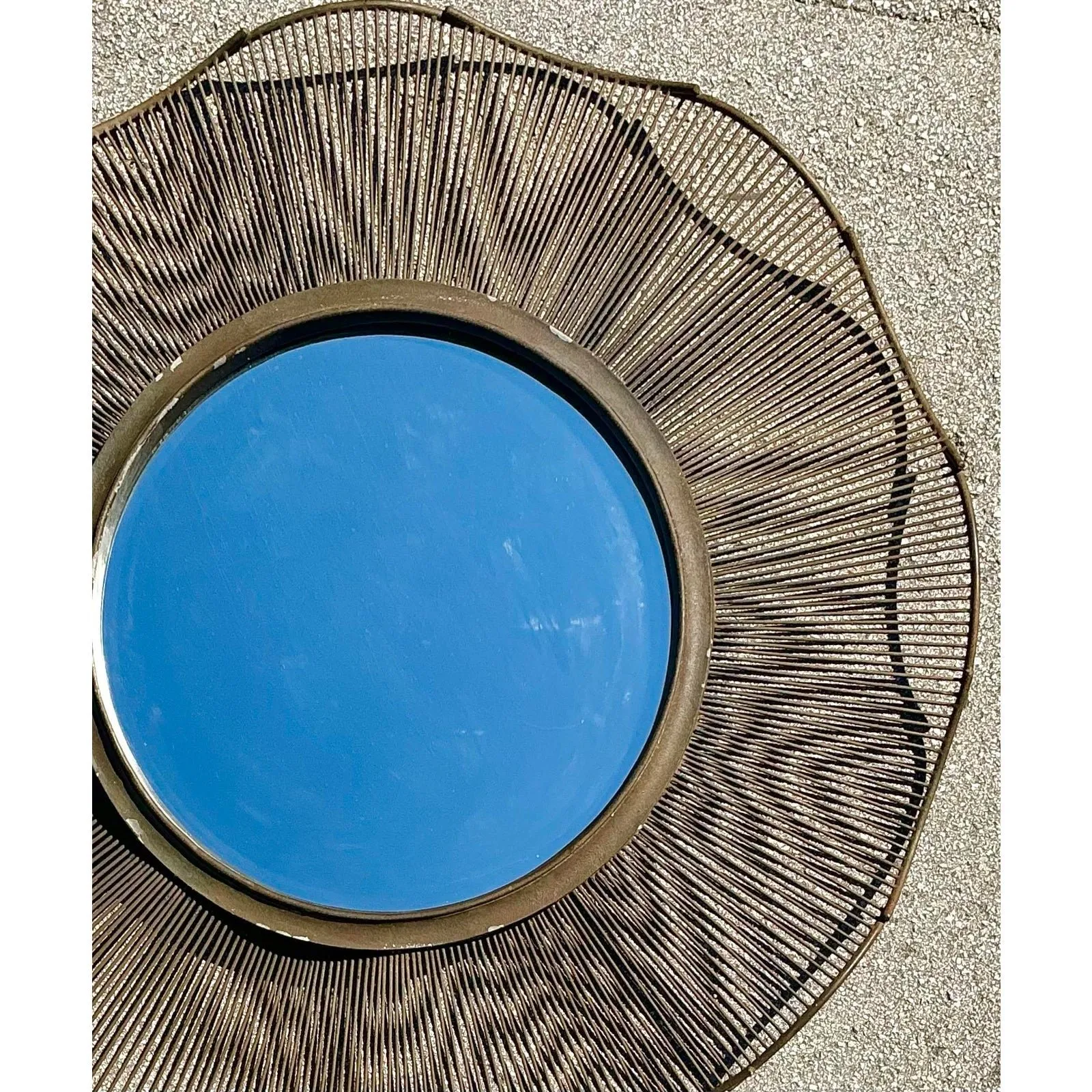 Vintage Monumental Wave Mirror — additional photo 8
