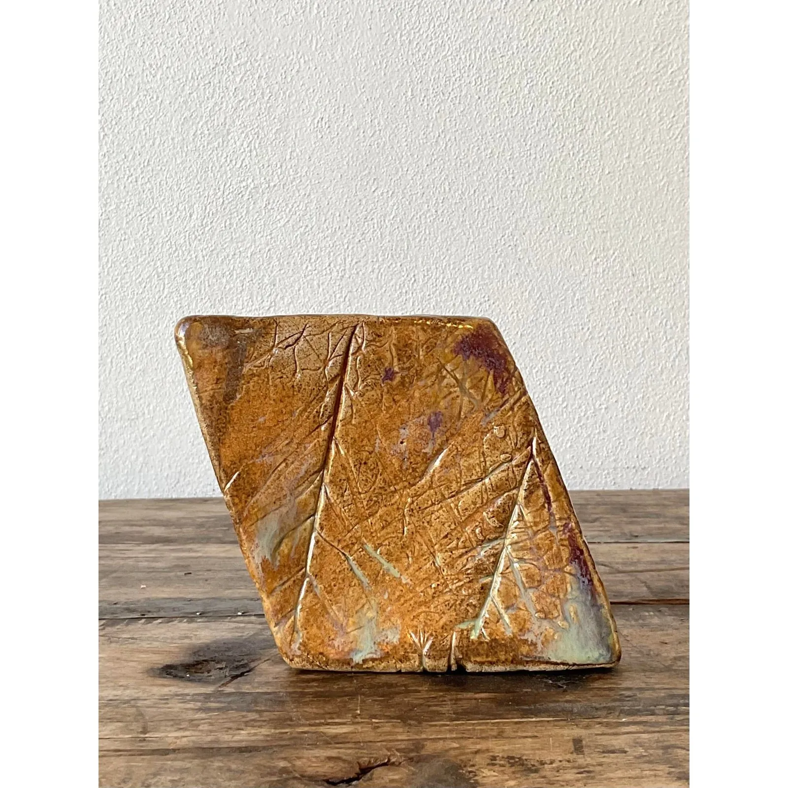 Vintage Original Studio Pottery Block Sculpture — additional photo 7