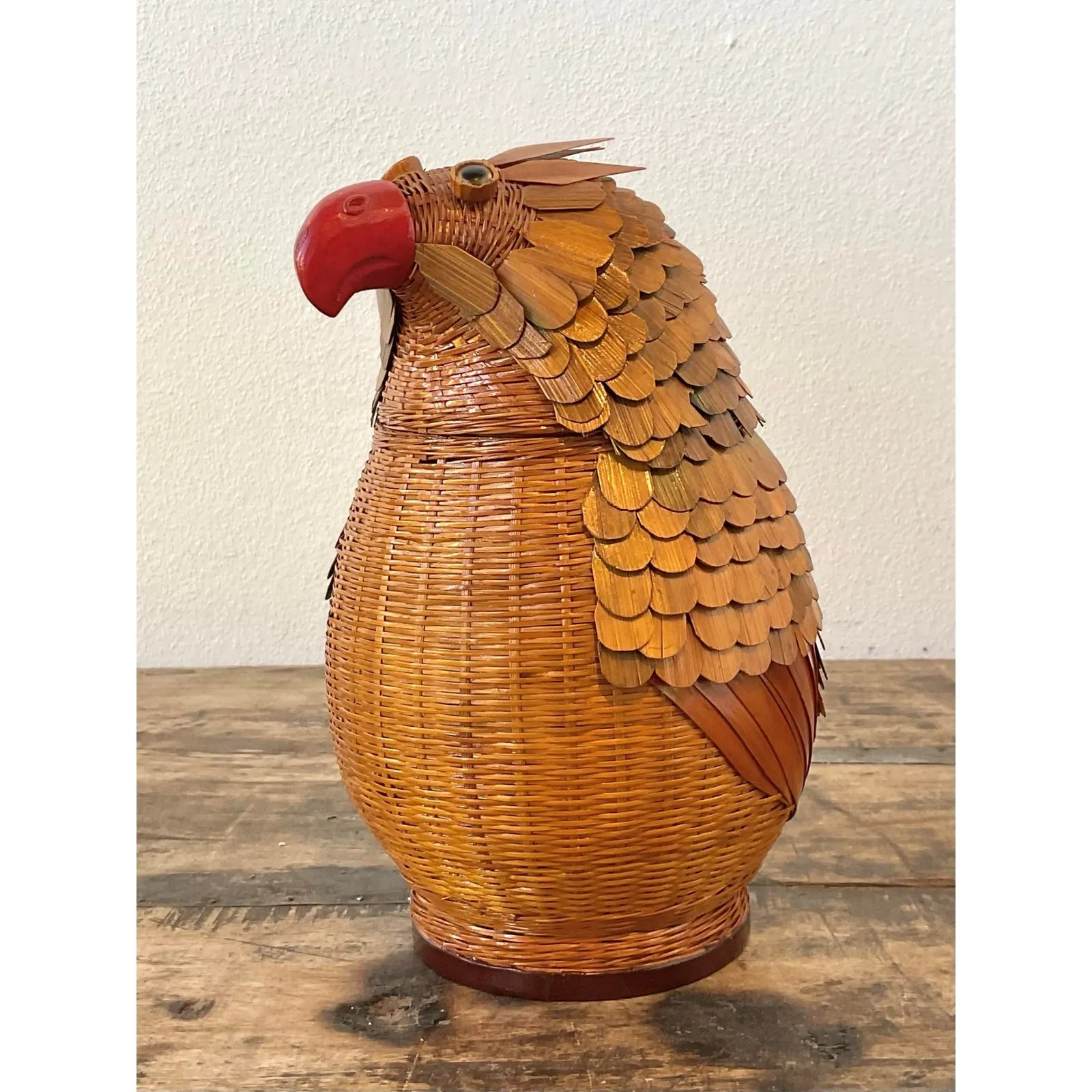 Vintage Shanghai Handicrafts Bird Box