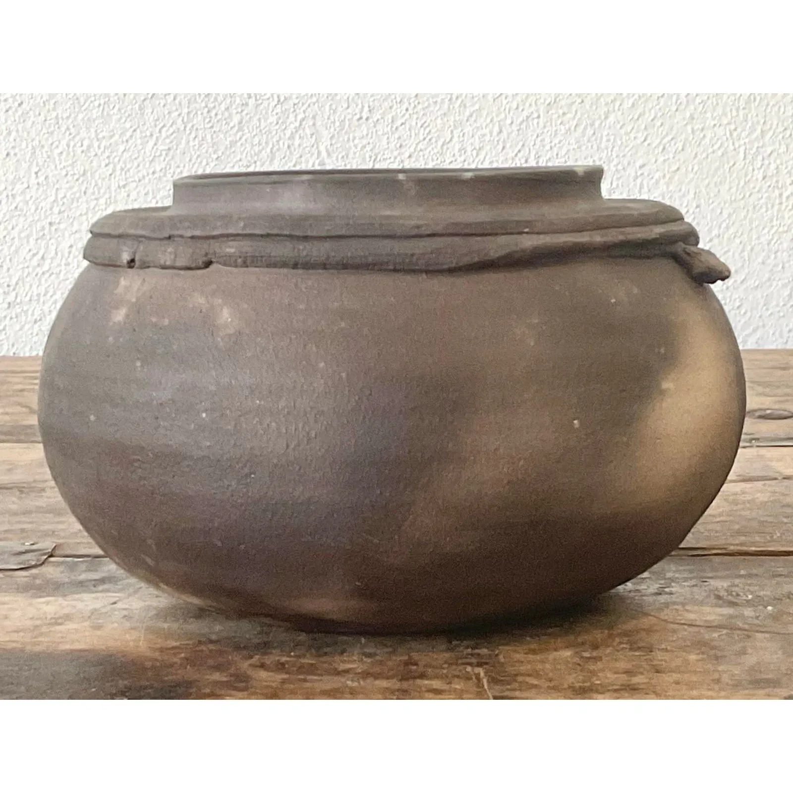 Vintage Original Studio Pottery Matte Glaze Vase — additional photo 1