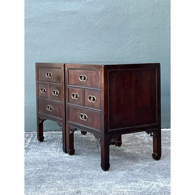 Vintage Henredon Fretwork Nightstands - A Pair — additional photo 4