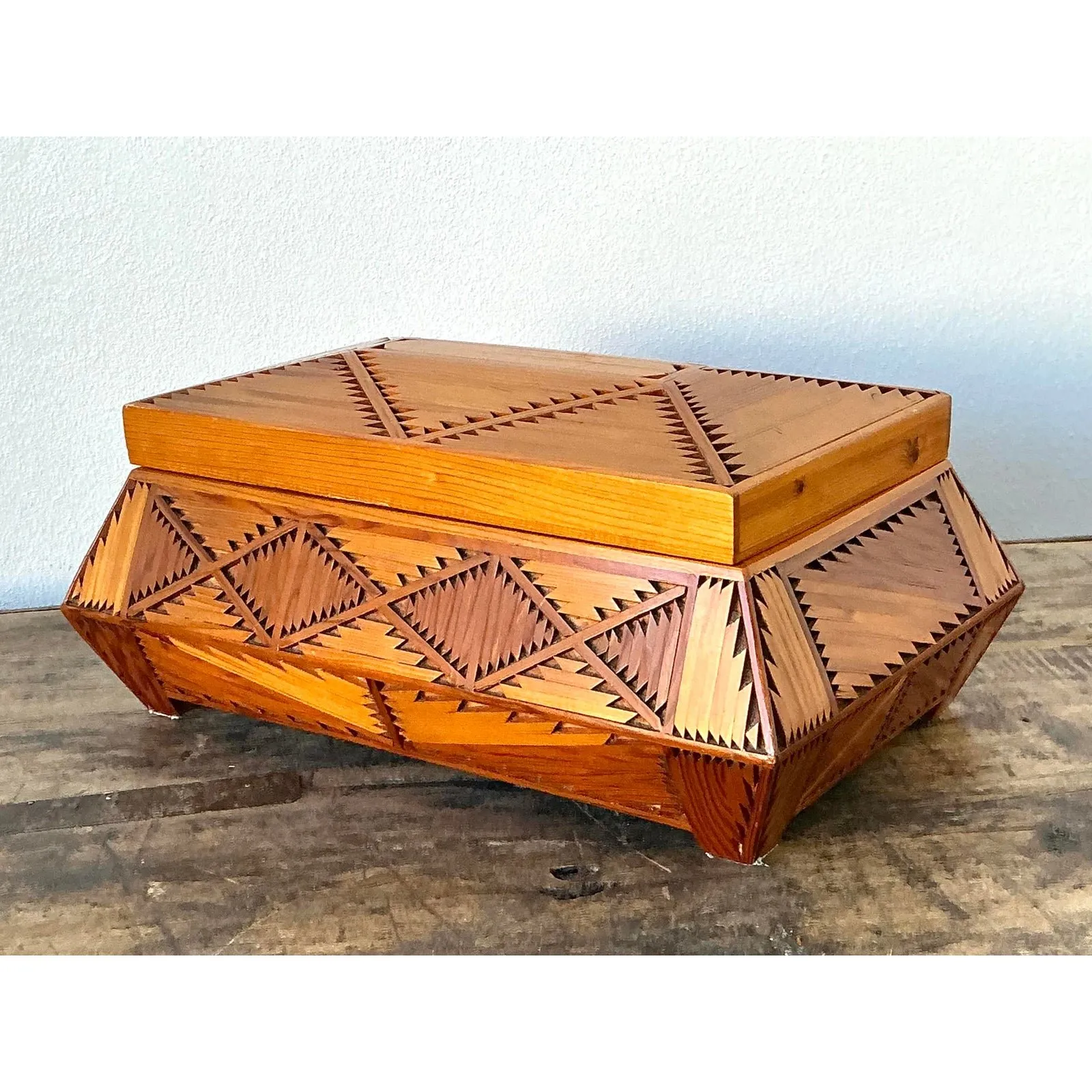 Vintage Hand Made Wood Box — additional photo 2