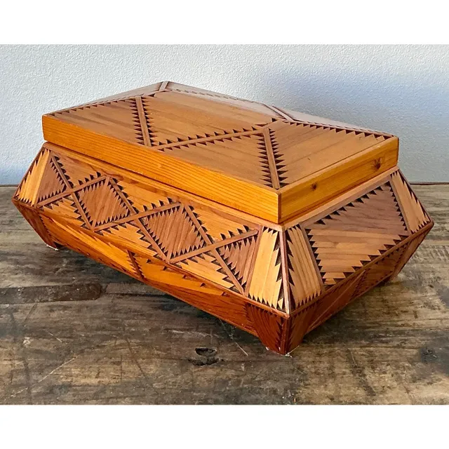 Vintage Hand Made Wood Box — additional photo 1