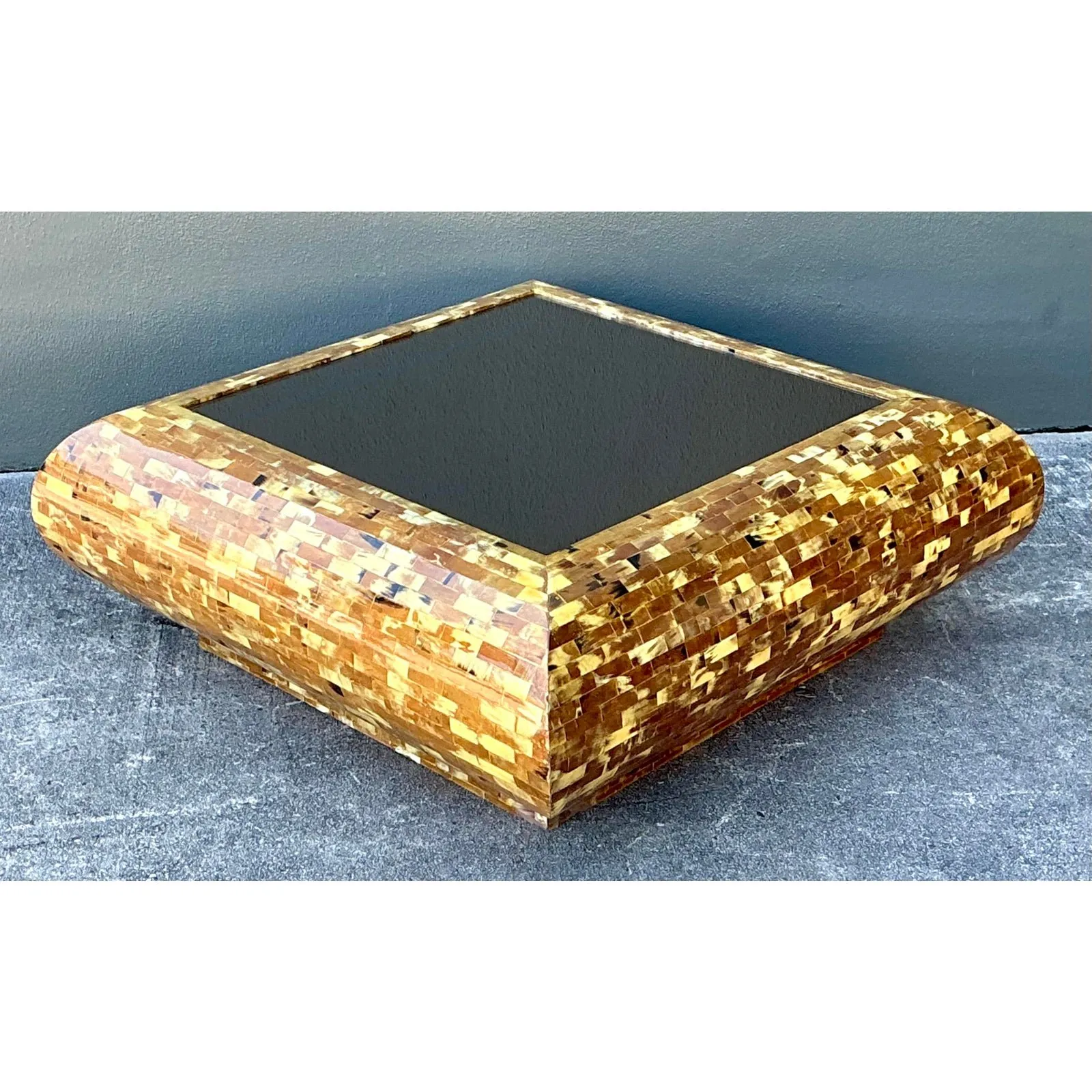 Vintage Tessellated Horn Coffee Table — additional photo 1