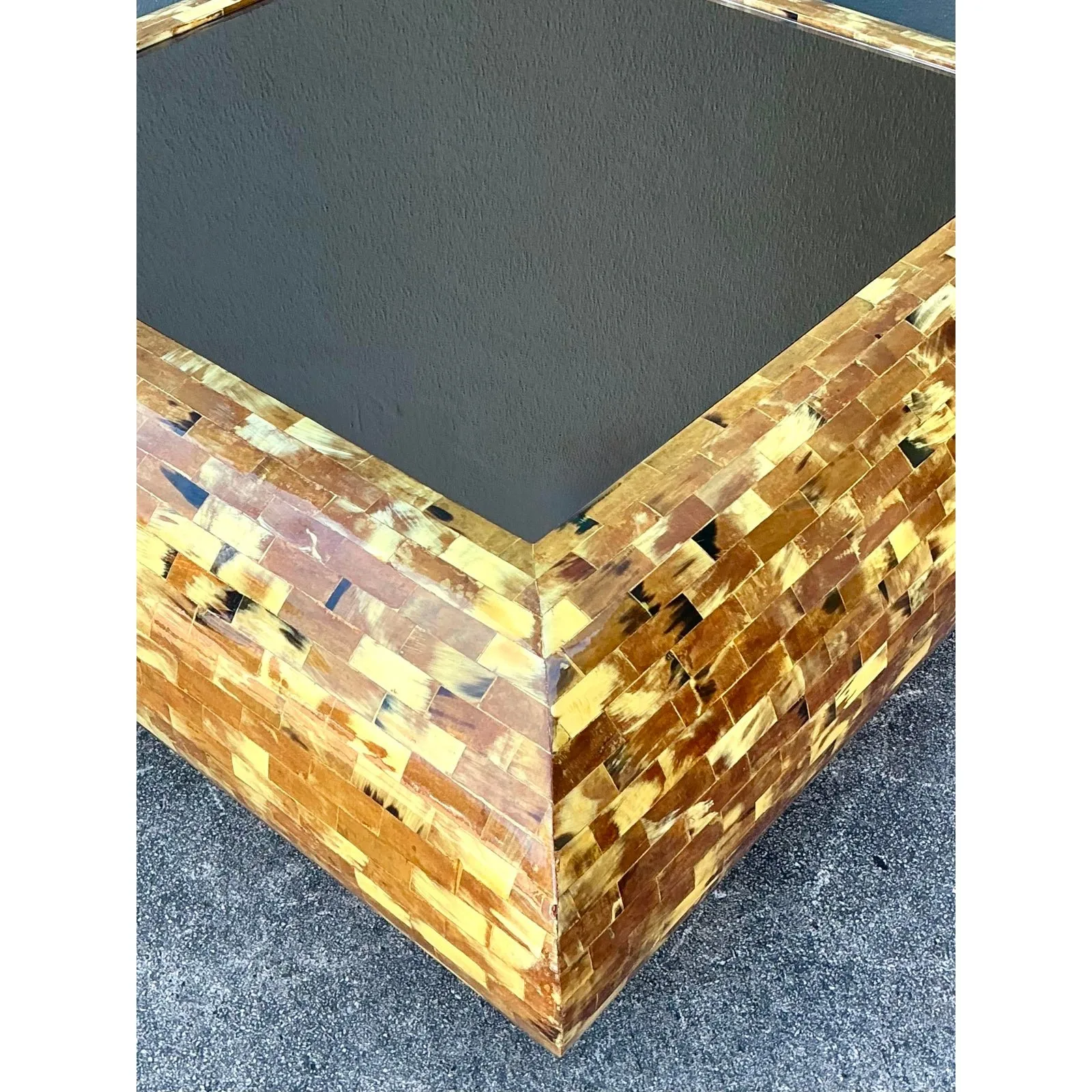Vintage Tessellated Horn Coffee Table — additional photo 2