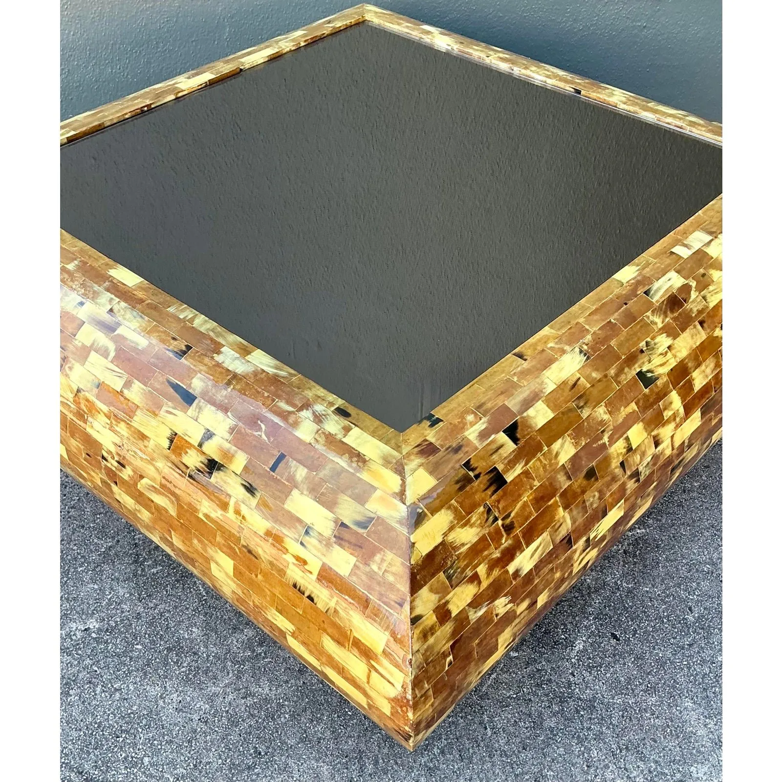Vintage Tessellated Horn Coffee Table — additional photo 4