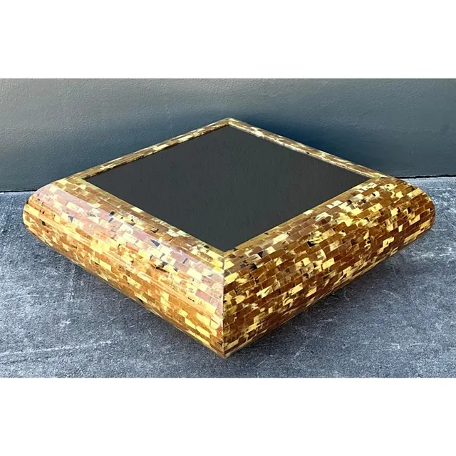 Vintage Tessellated Horn Coffee Table — additional photo 5