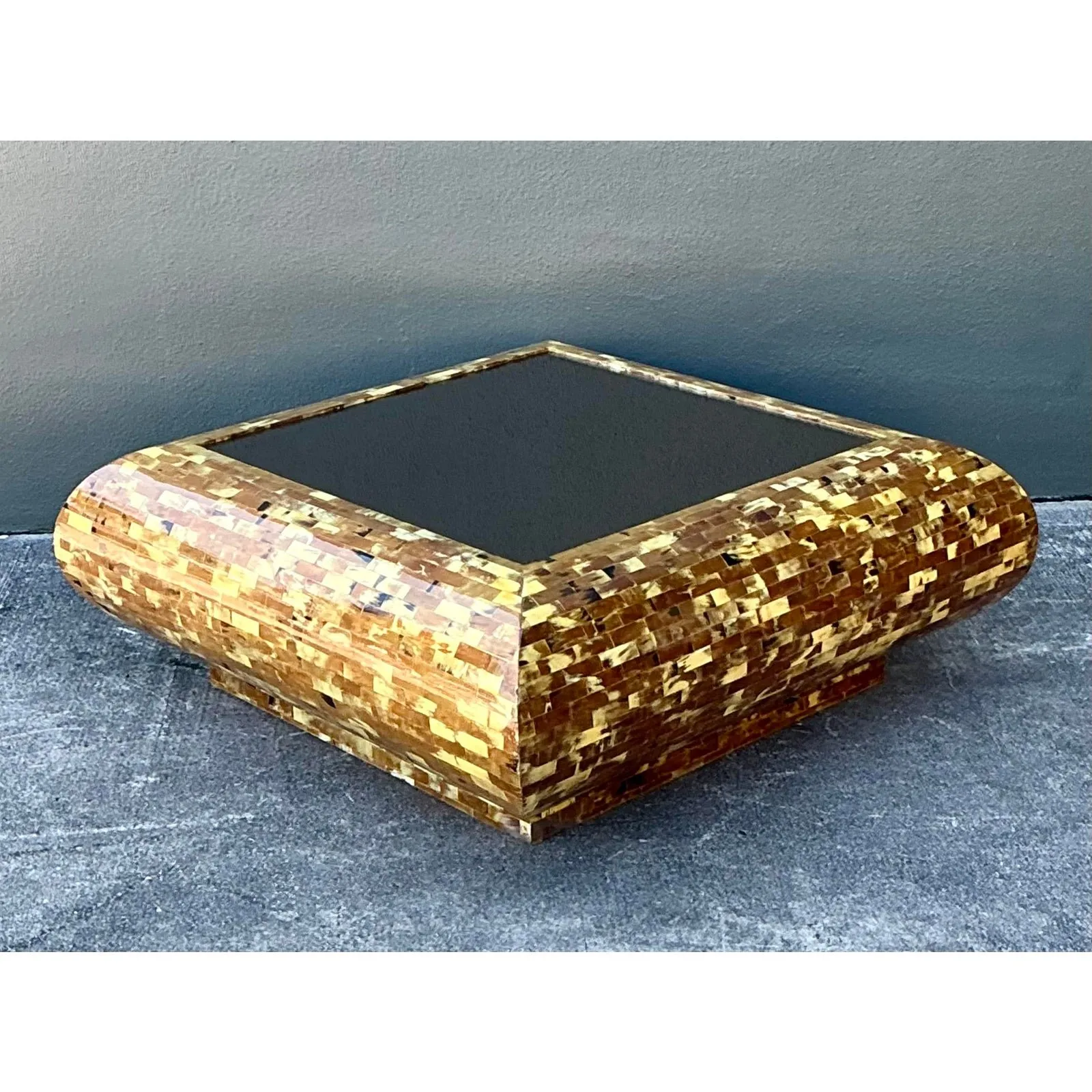 Vintage Tessellated Horn Coffee Table — additional photo 6