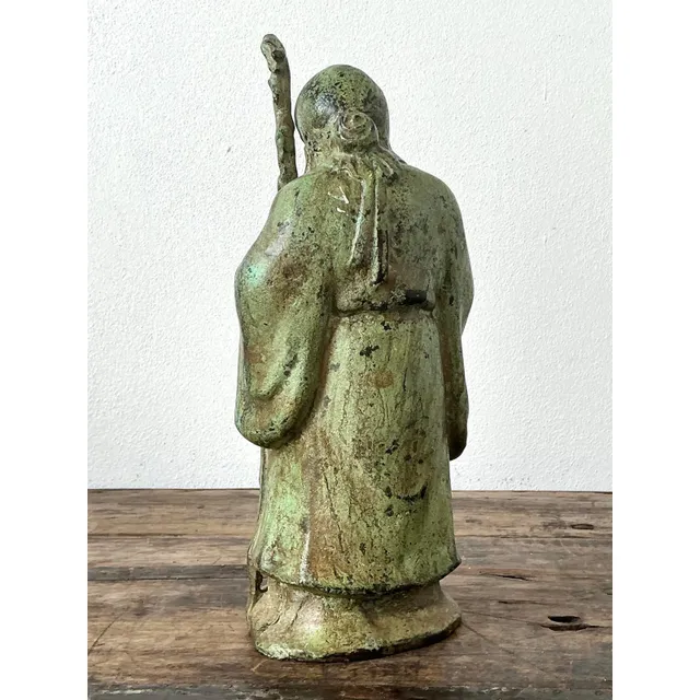 Vintage Asian Patinated Bronze Character — additional photo 3