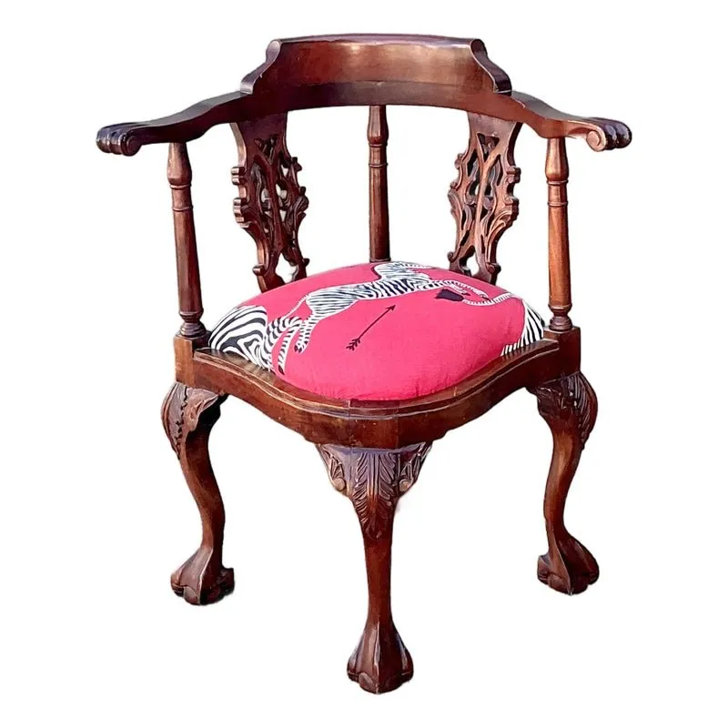 Vintage Claw and Ball Corner Chair