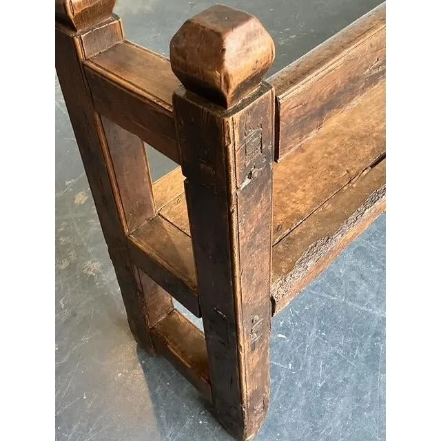 Vintage 18th Century Monumental Spanish Bench — additional photo 3