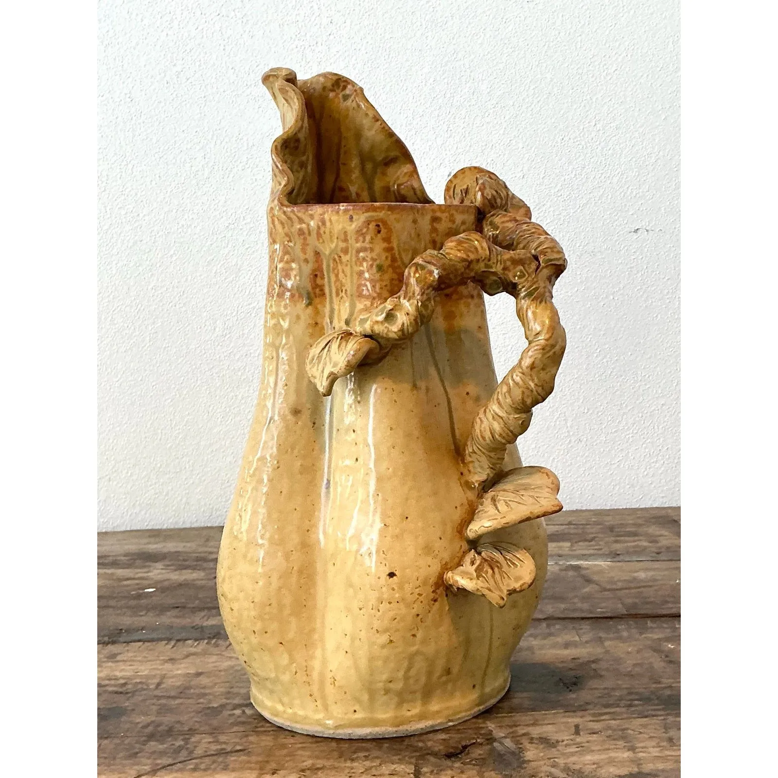 Vintage Original Studio Pottery Pitcher — additional photo 2