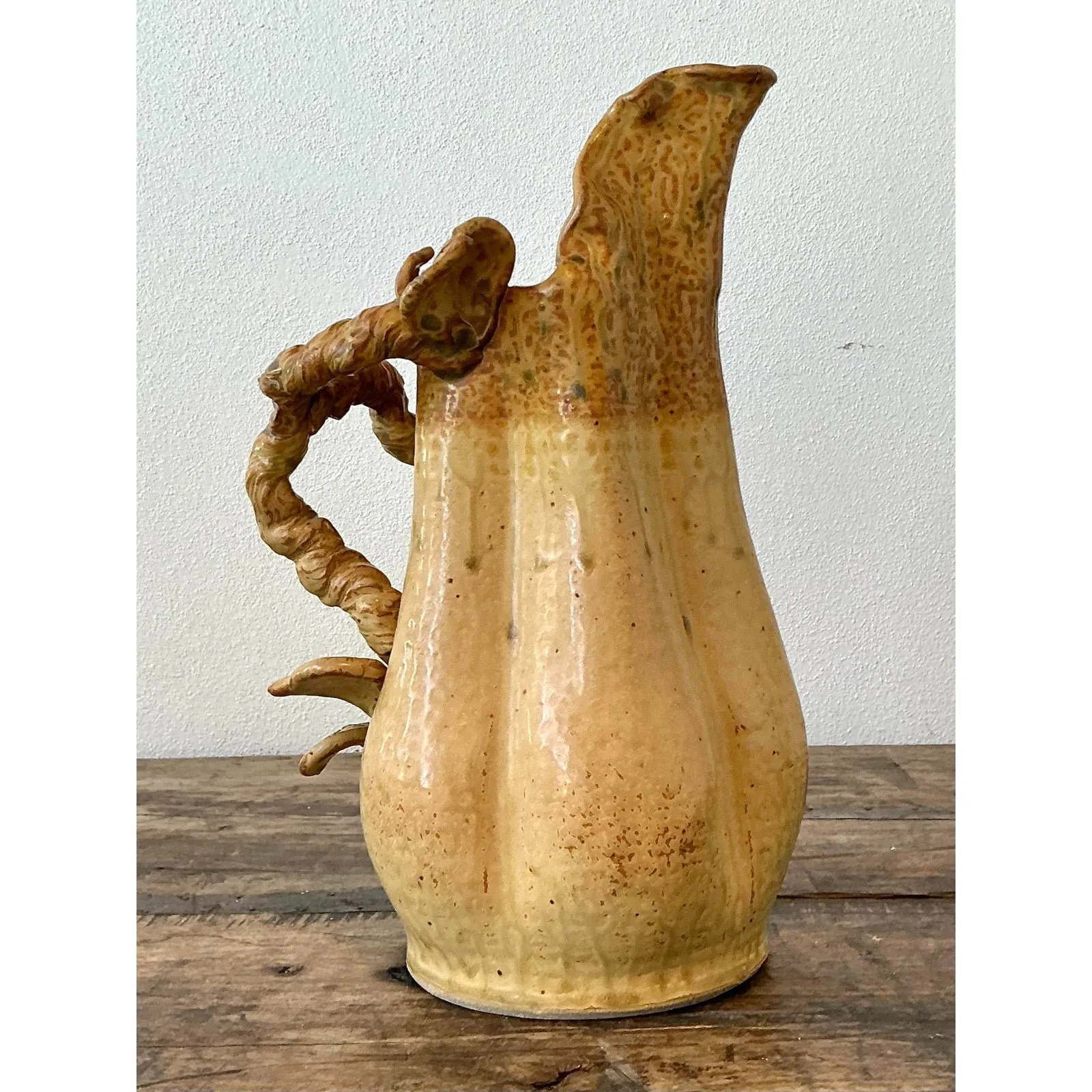 Vintage Original Studio Pottery Pitcher — additional photo 1