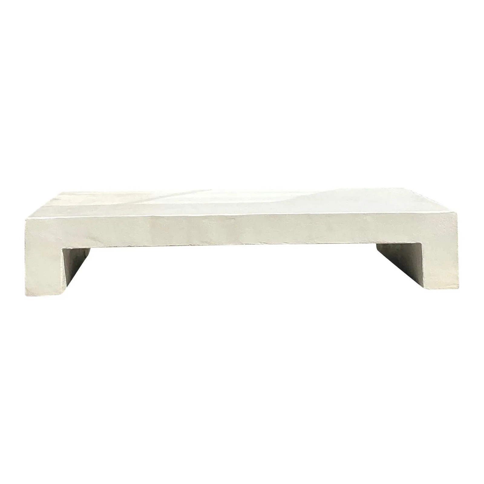 Boho Monumental Textured Concrete Coffee Table — additional photo 1
