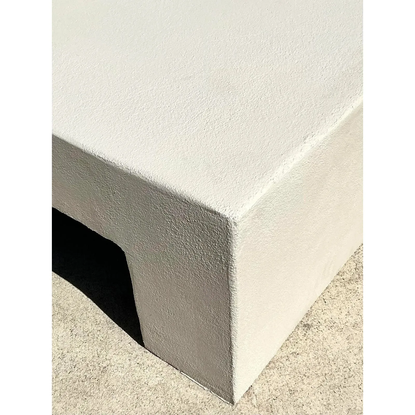 Boho Monumental Textured Concrete Coffee Table — additional photo 7