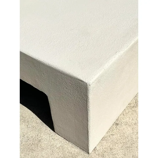 Boho Monumental Textured Concrete Coffee Table — additional photo 7