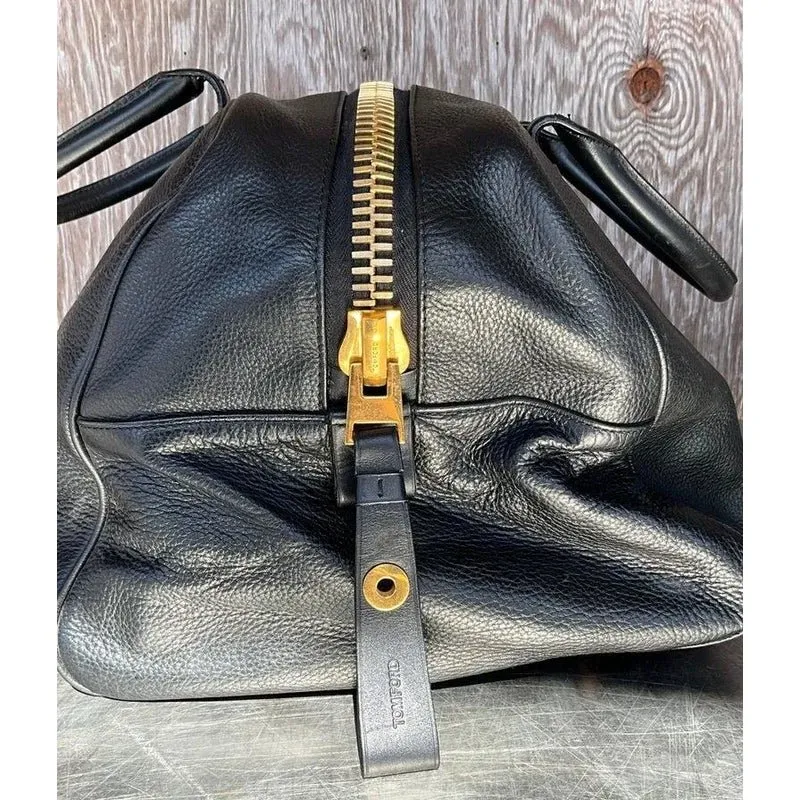 Vintage Tom Ford Leather Travel Bag — additional photo 8