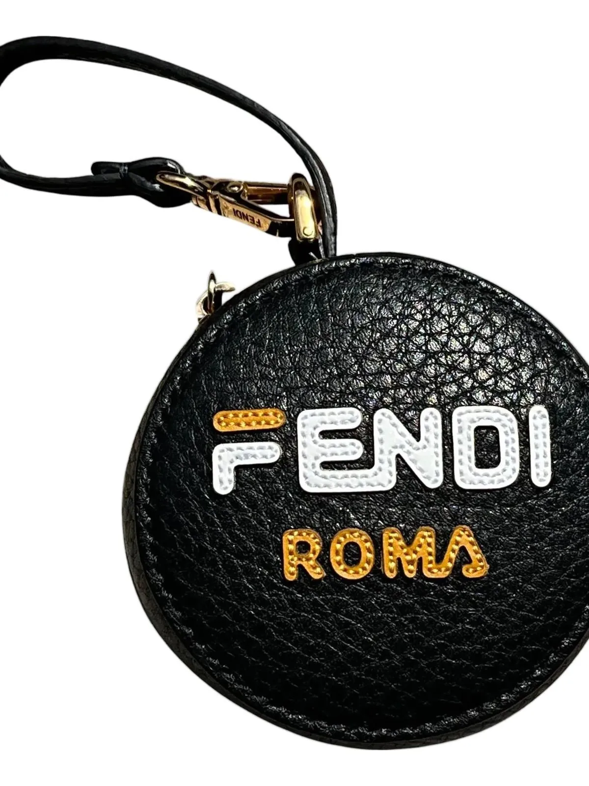 Vintage Fendi Fila Mania Bag Charm With GHW