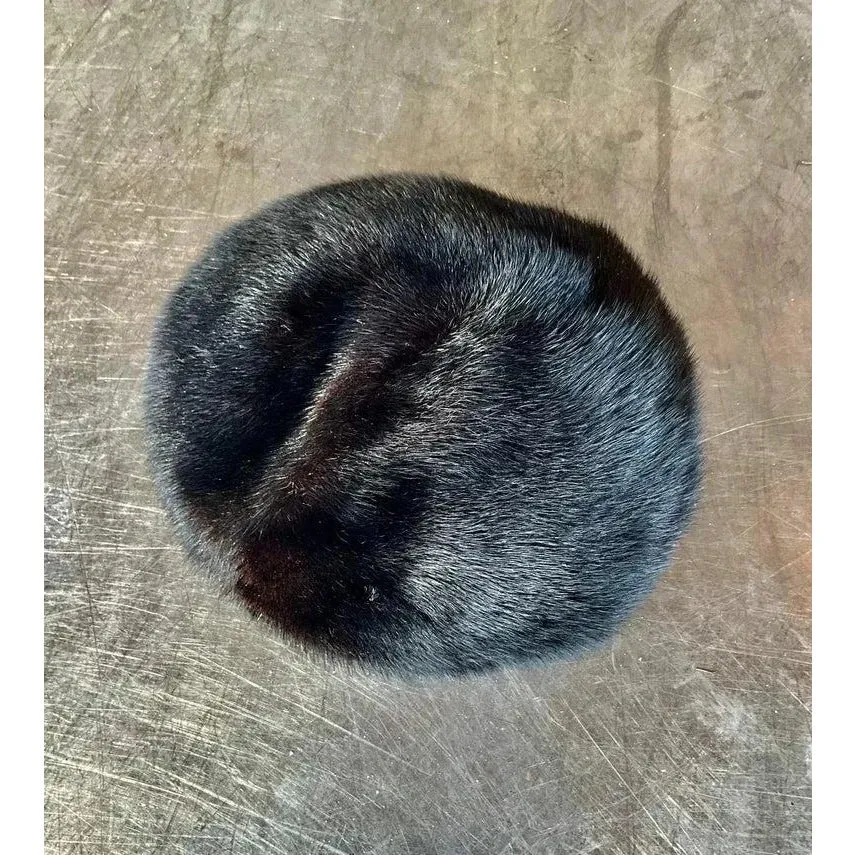 Vintage Genuine Mink Fur Hat — additional photo 7