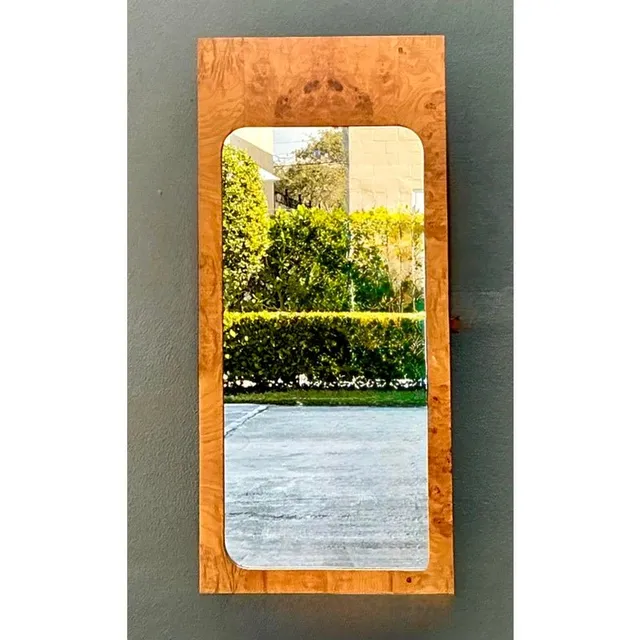 Vintage Lane Altavista Burl Wood Mirror — additional photo 1