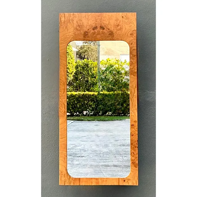 Vintage Lane Altavista Burl Wood Mirror — additional photo 3