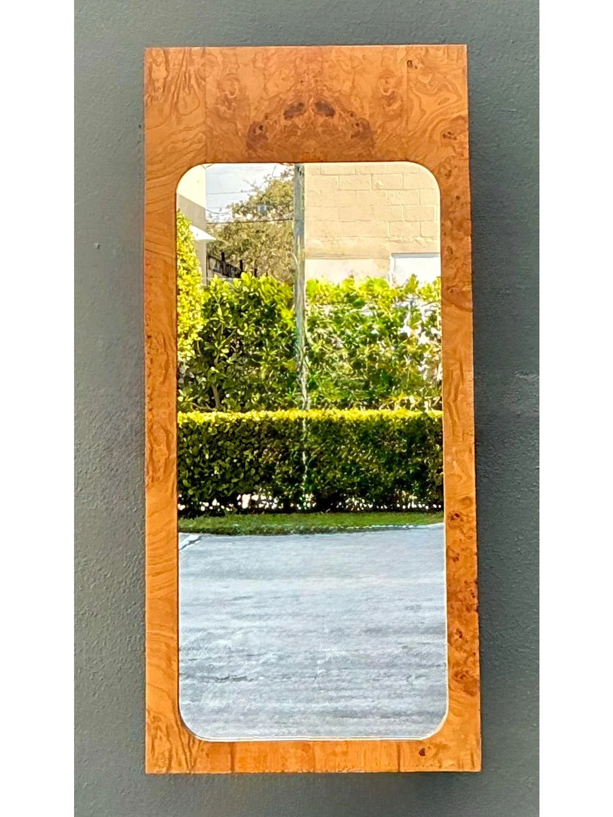 Vintage Lane Altavista Burl Wood Mirror — additional photo 4