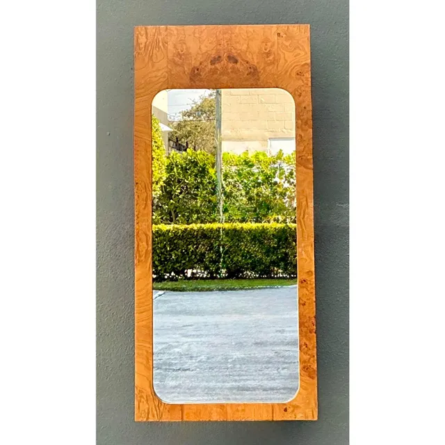 Vintage Lane Altavista Burl Wood Mirror — additional photo 4