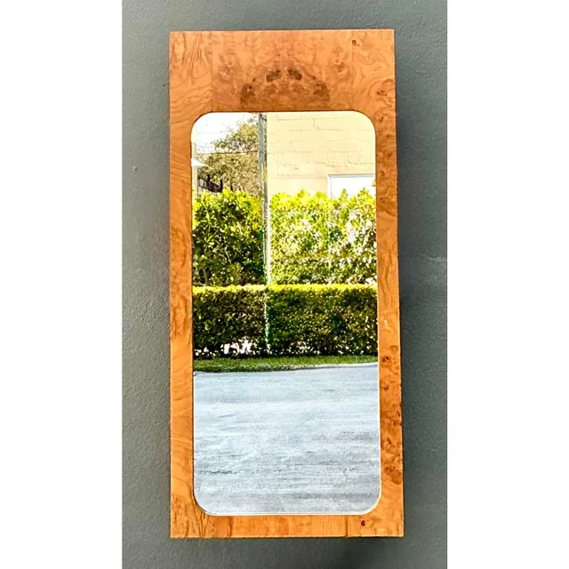 Vintage Lane Altavista Burl Wood Mirror — additional photo 8