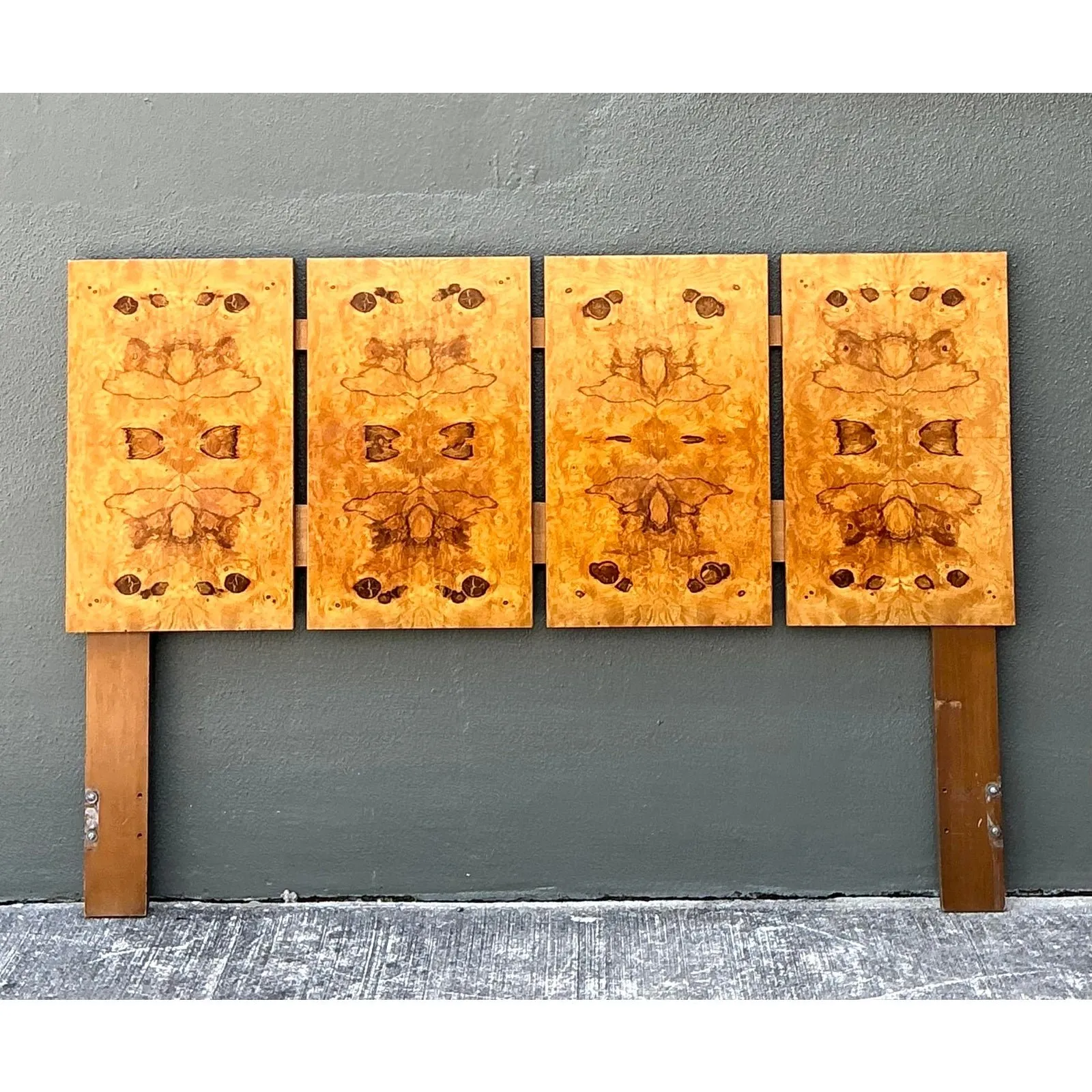 Vintage Lane Altavista Book Matched Burl Wood Full Headboard — additional photo 2