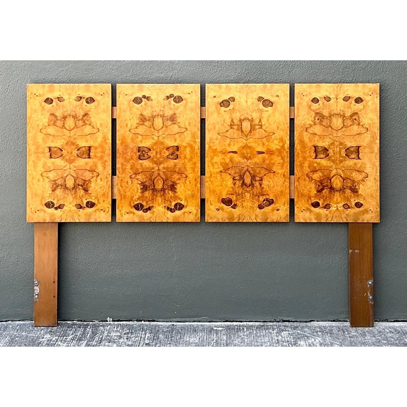 Vintage Lane Altavista Book Matched Burl Wood Full Headboard — additional photo 3